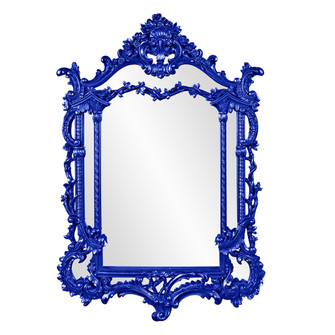Arlington Mirror in Glossy Royal Blue (204|84001RB)