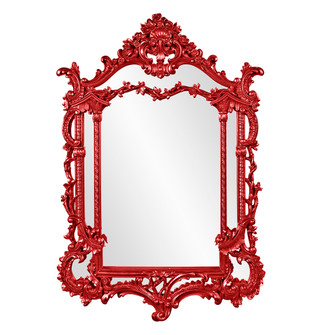 Arlington Mirror in Glossy Red (204|84001R)
