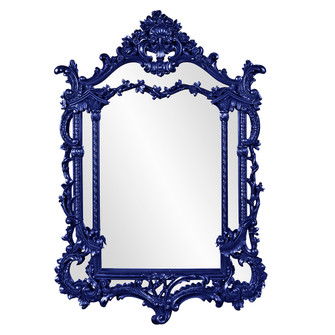 Arlington Mirror in Glossy Navy (204|84001NA)