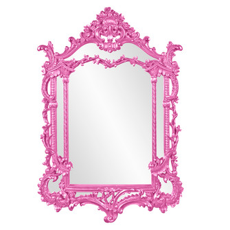 Arlington Mirror in Glossy Hot Pink (204|84001HP)