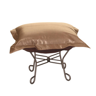The Avanti Puff Ottoman in Brown (204|510-191)