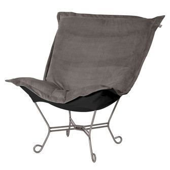 Scroll Puff Scroll Puff Chair in Titanium (204|500-225)