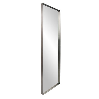 Steele Mirror in Brushed Silver Stainless Steel (204|48103)
