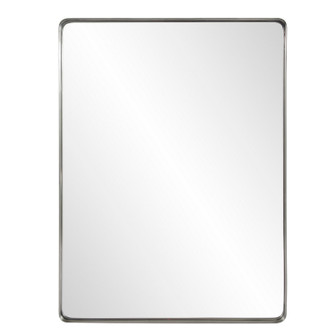 Steele Mirror in Brushed Silver Stainless Steel (204|48100)