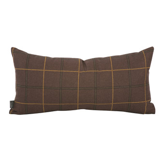 Kidney Pillow in Oxford Chocolate (204|4-1010)