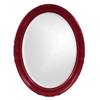 Queen Ann Mirror in Glossy Burgundy (204|40101BU)