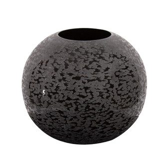 Textured Iron Vase in Black (204|35221)