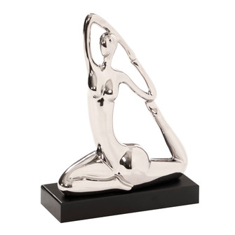 Yoga Figure in Metallic Silver (204|34157)