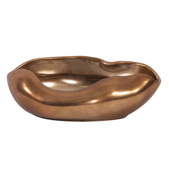 Bronze Abstract Bowl in Matte Bronze (204|34153)