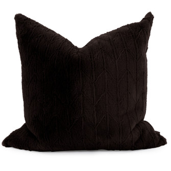 Square Pillow in Angora Ebony (204|3-1090F)