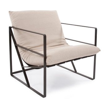 Sling Chairs Chair in Neutral Upholstery on Black Steel (204|27012)