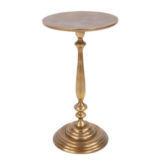 Candlestick Pedestal Table in Gold (204|23034)