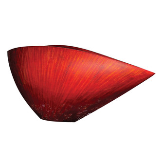 V-Shape Vase in Red Lacquer (204|22001)