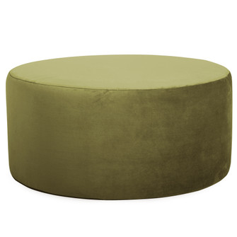 The Bella Universal 36''Round Ottoman With Slipcover in Green (204|132-221)