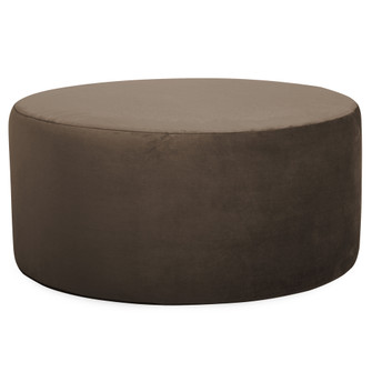 The Bella Universal 36''Round Ottoman With Slipcover in Brown (204|132-220)