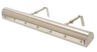Traditional Picture Lights Three Light Picture Light in Satin Nickel With Polished Nickel Accents (30|TR24-SN/PN)