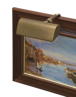 Classic Traditional One Light Picture Light in Weathered Brass (30|T5-76)