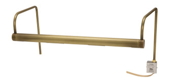 Slim-line Three Light Picture Light in Antique Brass (30|SL16-71)