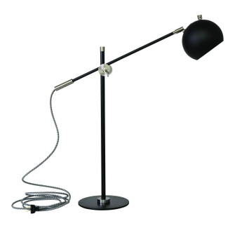 Orwell LED Table Lamp in Black With Satin Nickel (30|OR750-BLKSN)