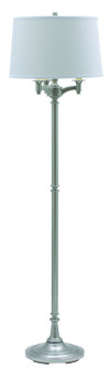 Lancaster Four Light Floor Lamp in Satin Nickel (30|L800-SN)