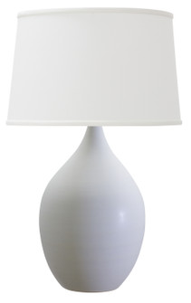 Scatchard One Light Table Lamp in White Matte (30|GS402-WM)