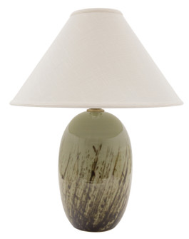 Scatchard One Light Table Lamp in Decorated Celadon (30|GS150-DCG)