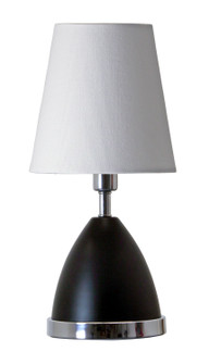 Geo One Light Table Lamp in Black Matte with Chrome (30|GEO210)