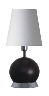Geo One Light Table Lamp in Black Matte with Chrome (30|GEO110)