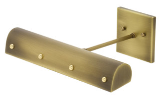 Classic Traditional LED Picture Light in Antique Brass with Polished Brass (30|DTBLEDZ14-AB/PB)