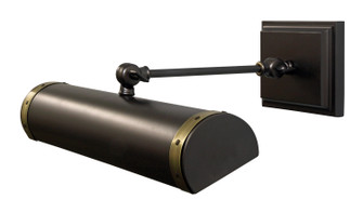 Steamer LED Picture Light in Mahogany Bronze with Antique Brass (30|DSTLEDZ16-MBAB)