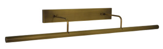 Slim-line Six Light Picture Light in Antique Brass (30|DSL36-71)