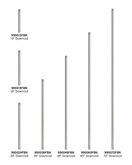 48'' Downrod Downrod in Brushed Nickel (13|990048FBN)