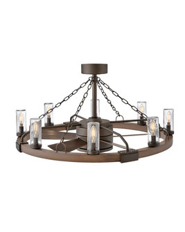 Sawyer 36'' with 28'' LED Smart Fandelier in Metallic Matte Bronze (13|902928FMM-LWD)