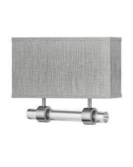 Luster Heathered Gray LED Wall Sconce in Brushed Nickel (13|41603BN)