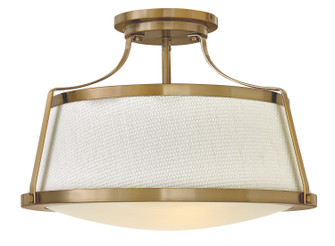 Charlotte LED Semi-Flush Mount in Brushed Caramel (13|3522BC)