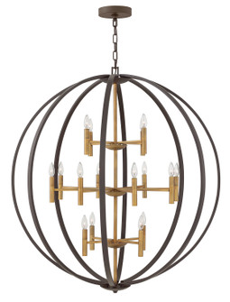 Euclid LED Chandelier in Spanish Bronze (13|3464SB)