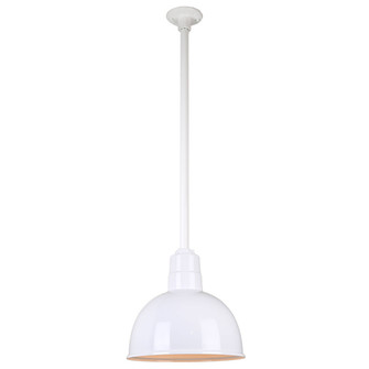 Warehouse One Light Pendant in White (381|H-QSN16112-SA-93/QSN36``ST3-93/QSNHDSMC-93)