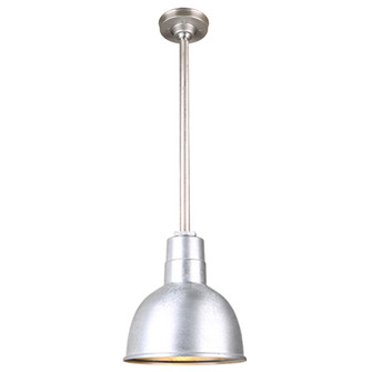Warehouse One Light Pendant in Galvanized (381|H-QSN16110-SA-96/QSN24``ST3-96/QSNHSC-96)