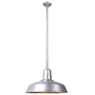 Warehouse One Light Pendant in Galvanized (381|H-QSN15116-SA-96/QSN36``ST3-96/QSNHDSMC-96)