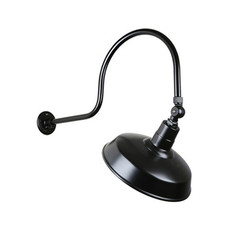 Warehouse One Light Outdoor Gooseneck Light in Black (381|H-QSN15116-SA-91/QSNHL-C-91/QSNSK-91)