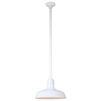 Warehouse One Light Pendant in White (381|H-QSN15114-SA-93/QSN36``ST3-93/QSNHDSMC-93)