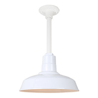 Warehouse One Light Pendant in White (381|H-QSN15114-SA-93/QSN12``ST3-93/QSNHDSMC-93)