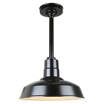 Warehouse One Light Pendant in Black (381|H-QSN15114-SA-91/QSN12``ST3-91/QSNHSC-91)