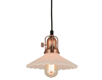 Stanton One Light Pendant in Weathered Copper (381|H-99219-C-49-OP)