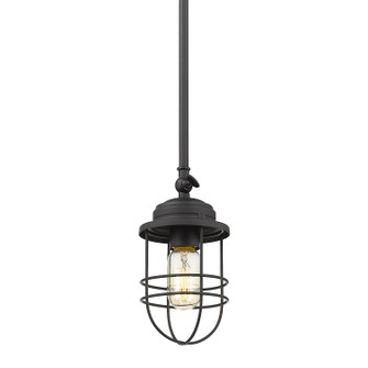 Seaport One Light Mini Pendant in Matte Black (62|9808-M1L BLK)