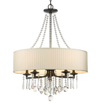 Echelon BLK Five Light Chandelier in Matte Black (62|8981-5 BLK-BRI)