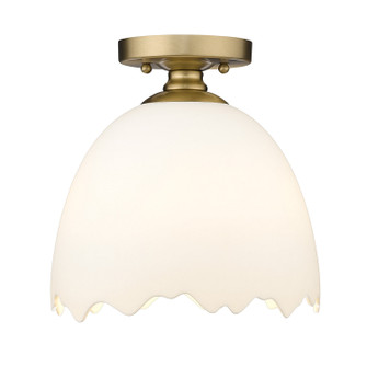 Brinkley One Light Semi-Flush Mount in Brushed Champagne Brass (62|6951-SF BCB-POR)