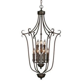 Grace Nine Light Chandelier in Rubbed Bronze (62|6427-9 RBZ)