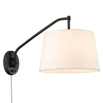 Ryleigh One Light Wall Sconce in Matte Black (62|3694-A1W BLK-MWS)