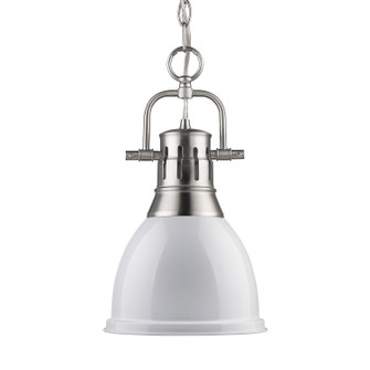 Duncan One Light Pendant in Pewter (62|3602-S PW-WH)